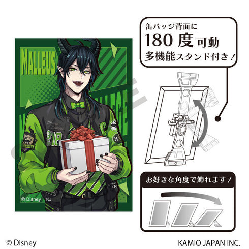 『ディズニー ツイステッドワンダーランド』アート缶バッジ マレウス・ドラコニア ユニオンバースデー